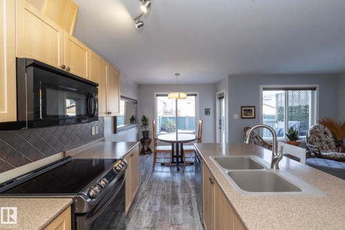 1615 Rutherford Road, Edmonton, AB - Indoor Photo Showing Kitchen With Double Sink