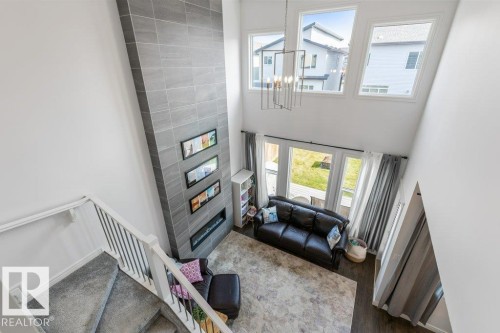 9639 224 Street, Edmonton, AB - Indoor With Fireplace