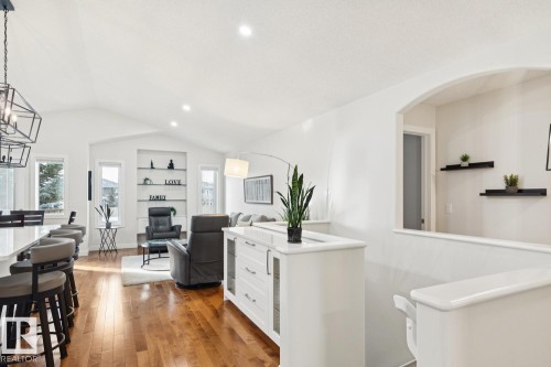 161 Forrest Drive, Sherwood Park, AB - Indoor With Fireplace