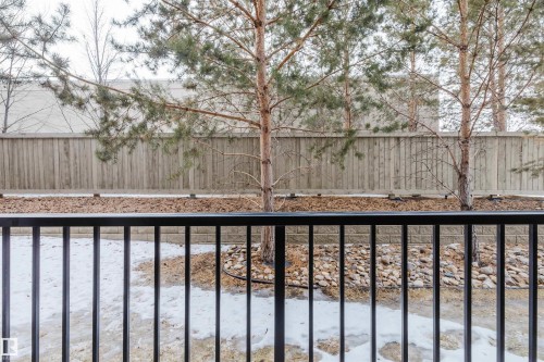 Water view with a fenced backyard - 108 396 Silver Berry Road, Edmonton, AB - Outdoor