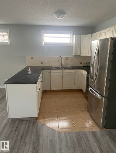 3641 114 Avenue, Edmonton, AB - Indoor Photo Showing Kitchen With Double Sink