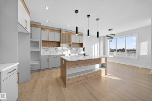 461 Crystal Creek Link, Leduc, AB - Indoor Photo Showing Kitchen