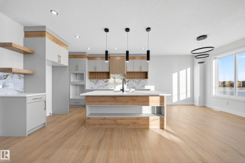 461 Crystal Creek Link, Leduc, AB - Indoor Photo Showing Kitchen