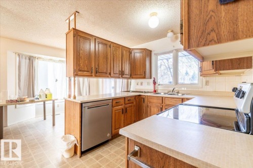 5204 55 Street, Thorsby, AB - Indoor Photo Showing Kitchen With Double Sink