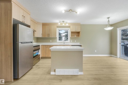 33 4020 21 Street, Edmonton, AB - Indoor Photo Showing Kitchen With Double Sink