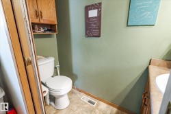 Half bath with toilet and vanity - 