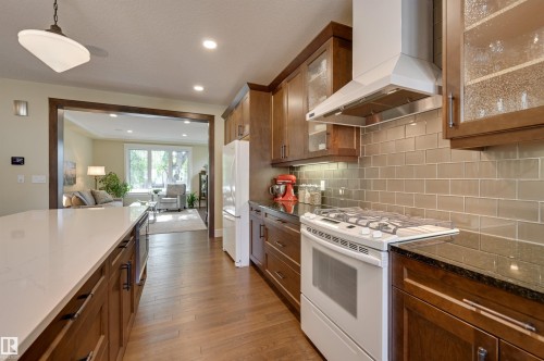 10810 74 Avenue, Edmonton, AB - Indoor Photo Showing Kitchen With Upgraded Kitchen