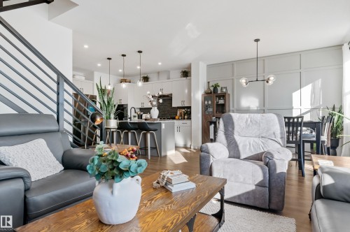 57 Savoy Crescent, Sherwood Park, AB - Indoor Photo Showing Living Room