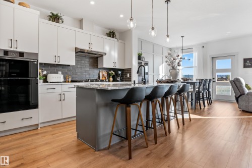 57 Savoy Crescent, Sherwood Park, AB - Indoor Photo Showing Kitchen With Upgraded Kitchen