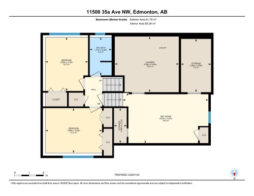 View of room layout - 11508 35A Avenue, Edmonton, AB - Other