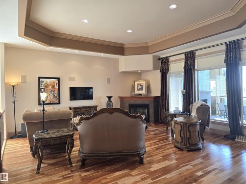 491 52328 Rge Road 233, Rural Strathcona County, AB - Indoor Photo Showing Other Room With Fireplace