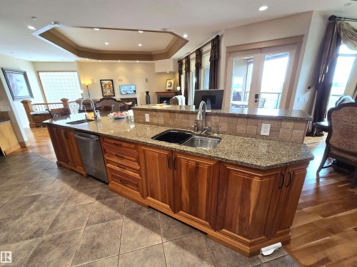 491 52328 Rge Road 233, Rural Strathcona County, AB - Indoor Photo Showing Kitchen With Double Sink