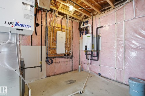 142 Edgewater Circle, Leduc, AB - Indoor Photo Showing Basement