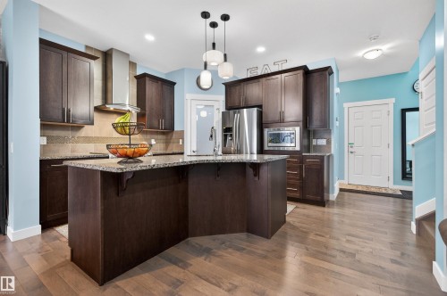 21615 84 Avenue, Edmonton, AB - Indoor Photo Showing Kitchen With Upgraded Kitchen