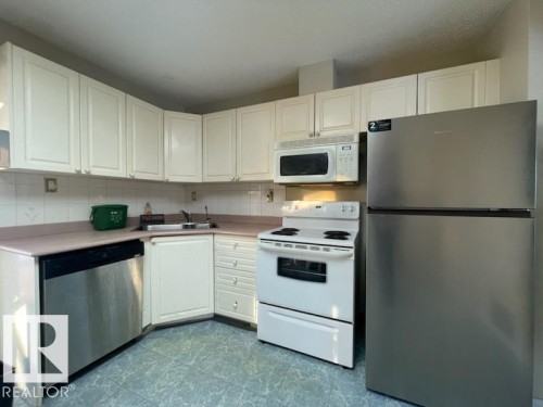 10966 158 Street, Edmonton, AB - Indoor Photo Showing Kitchen With Double Sink
