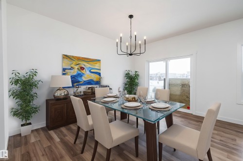 656 Kinglet Boulevard, Edmonton, AB - Indoor Photo Showing Dining Room