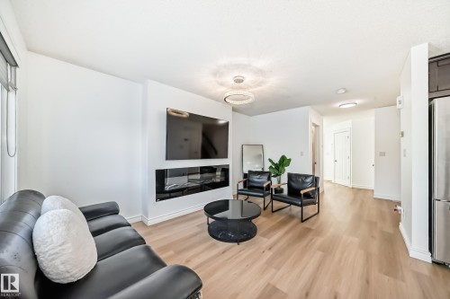 5308 165 Avenue, Edmonton, AB - Indoor Photo Showing Living Room With Fireplace