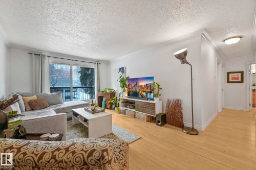303 10165 113 Street, Edmonton, AB - Indoor Photo Showing Living Room