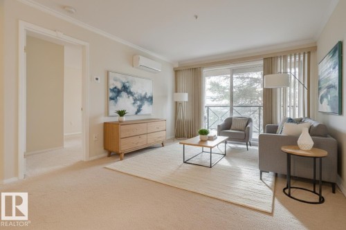208 8912 156 Street, Edmonton, AB - Indoor Photo Showing Living Room