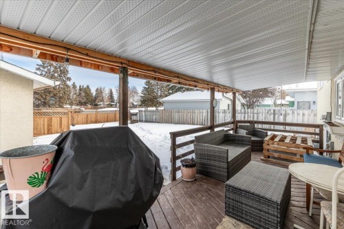 146 Maple Crescent, Wetaskiwin, AB - Outdoor With Deck Patio Veranda With Exterior