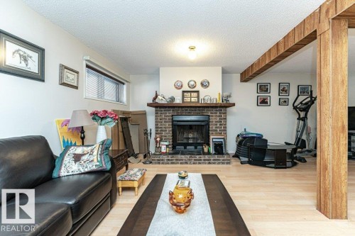 17419 96 Street, Edmonton, AB - Indoor Photo Showing Living Room With Fireplace