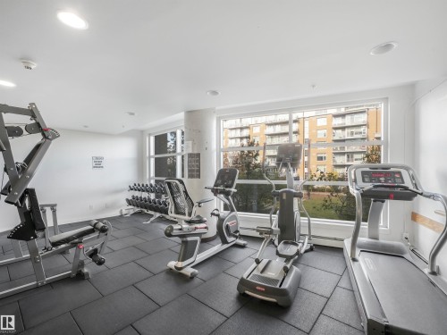 410 2504 109 Street, Edmonton, AB - Indoor Photo Showing Gym Room
