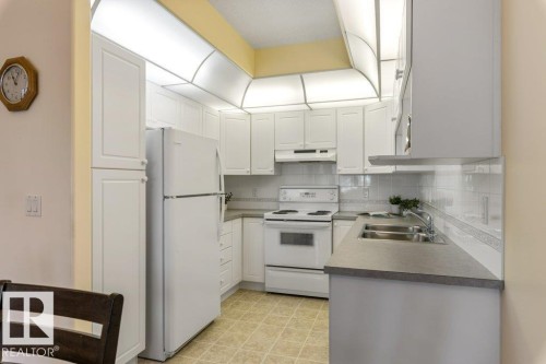 313 11260 153 Avenue, Edmonton, AB - Indoor Photo Showing Kitchen With Double Sink