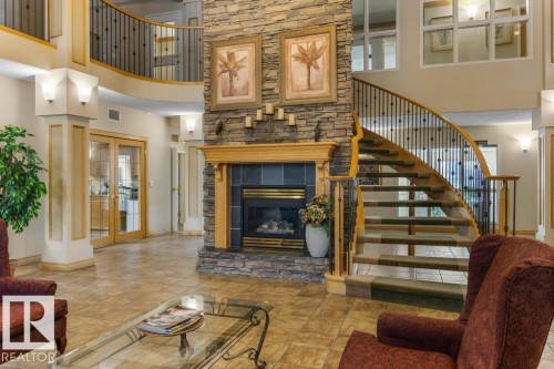 313 11260 153 Avenue, Edmonton, AB - Indoor With Fireplace