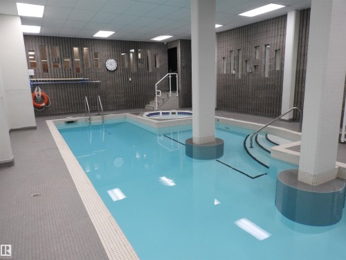 105 10160 115 Street, Edmonton, AB - Indoor Photo Showing Other Room With In Ground Pool