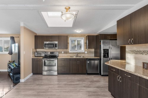 482 53222 Rge Rd 272, Rural Parkland County, AB - Indoor Photo Showing Kitchen With Stainless Steel Kitchen With Double Sink