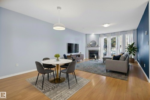 101 12110 106 Avenue, Edmonton, AB - Indoor With Fireplace