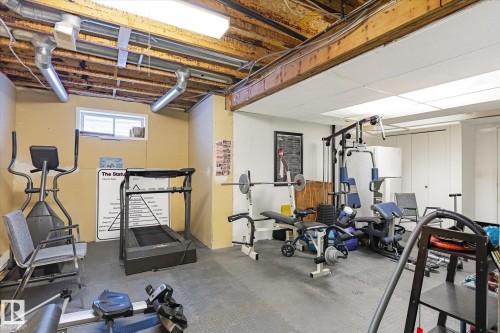 7020 157 Avenue, Edmonton, AB - Indoor Photo Showing Gym Room