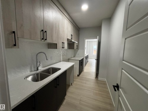 2137 209A Street Nw, Edmonton, AB - Indoor Photo Showing Kitchen With Double Sink