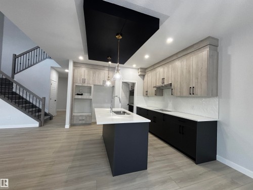 2137 209A Street Nw, Edmonton, AB - Indoor Photo Showing Kitchen With Double Sink