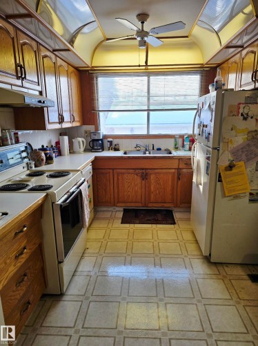 3804 107 Street, Edmonton, AB - Indoor Photo Showing Kitchen With Double Sink
