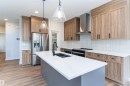 3026 Dixon Landing, Edmonton, AB  - Indoor Photo Showing Kitchen With Double Sink With Upgraded Kitchen 