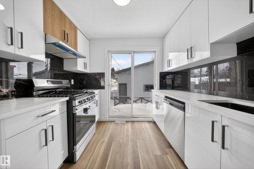 11815 46 Street, Edmonton, AB - Indoor Photo Showing Kitchen With Upgraded Kitchen