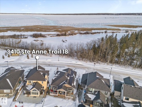 18 3410 Ste. Anne Trail, Rural Lac Ste. Anne County, AB - Outdoor With Body Of Water With View