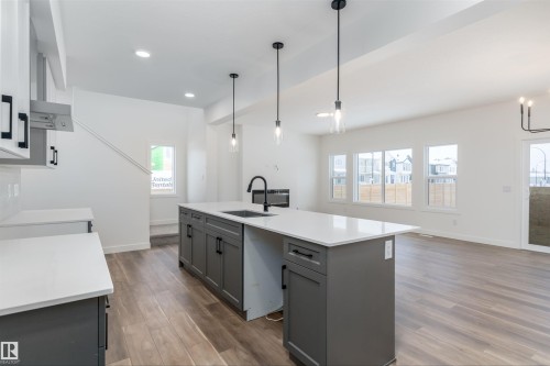 1 Empress Way, Spruce Grove, AB - Indoor Photo Showing Kitchen With Upgraded Kitchen