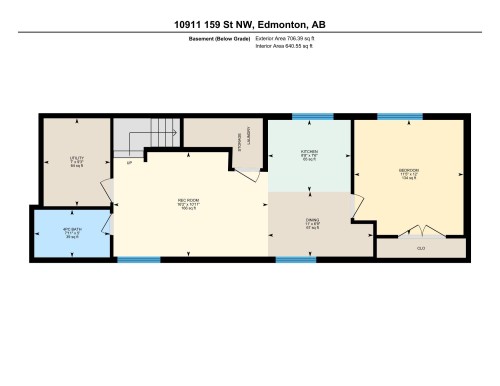 View of floor plan / room layout - 10911 159 Street, Edmonton, AB - Other