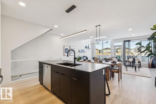 5105 69 Street, Beaumont, AB - Indoor Photo Showing Kitchen With Double Sink