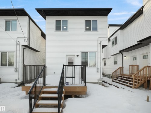 Snow covered property - 10913 159 Street, Edmonton, AB - Outdoor With Exterior