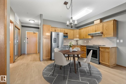 321 11260 153 Avenue, Edmonton, AB - Indoor Photo Showing Kitchen With Stainless Steel Kitchen