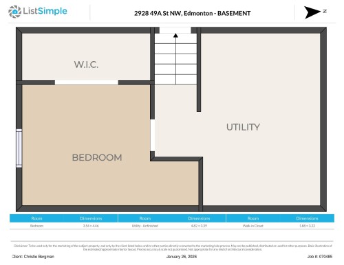 View of property floor plan - 2928 49A Street, Edmonton, AB - Other