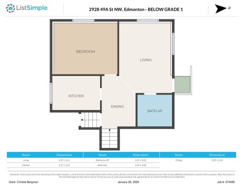 View of room layout - 2928 49A Street, Edmonton, AB - Other