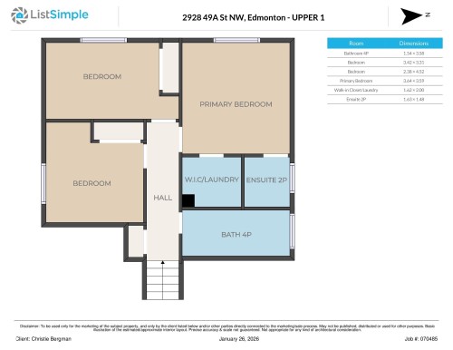 View of home floor plan - 2928 49A Street, Edmonton, AB - Other