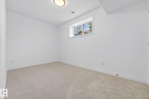 Empty room with light carpet and baseboards - 132 Heron Point Close, Rural Wetaskiwin County, AB - Indoor Photo Showing Other Room