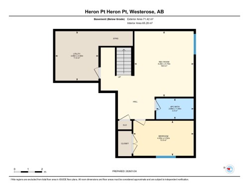View of property floor plan - 132 Heron Point Close, Rural Wetaskiwin County, AB - Other