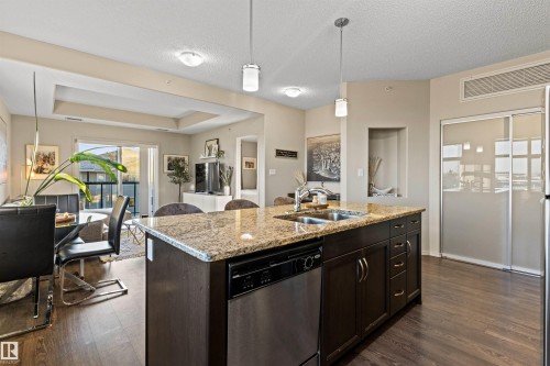 428 7825 71 Street, Edmonton, AB - Indoor Photo Showing Kitchen With Double Sink With Upgraded Kitchen