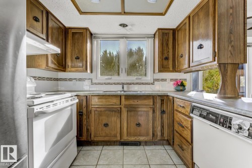 11105 20 Avenue, Edmonton, AB - Indoor Photo Showing Kitchen With Double Sink